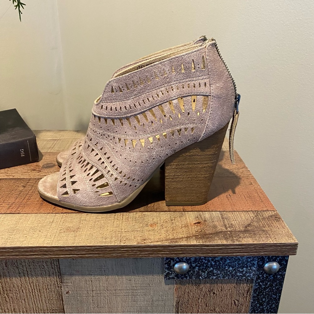 Not Rated Groove Thang Peep Toe Bootie